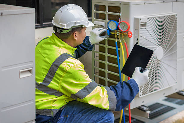 Professional Hvac Installation technician working in Ellsworth, ME